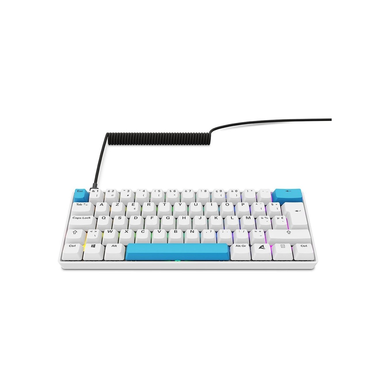 Sharkoon Gaming Keyboard Skiller SGK50S4 Gen2 - SGK50S4 Gen2 - PBT White Gel DE Layout — Buy in Cyprus with Fast Delivery