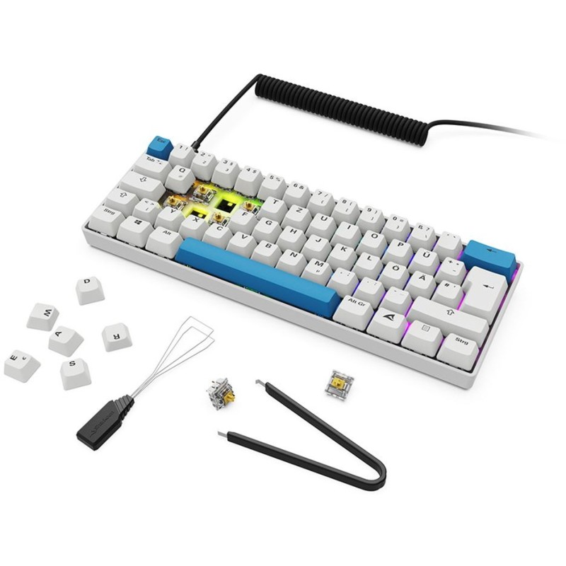 Buy Sharkoon Gaming Keyboard Skiller SGK50S4 Gen2 - SGK50S4 Gen2 - PBT White Gel... in Cyprus, Nicosia, Limassol, Larnaka, Pafos