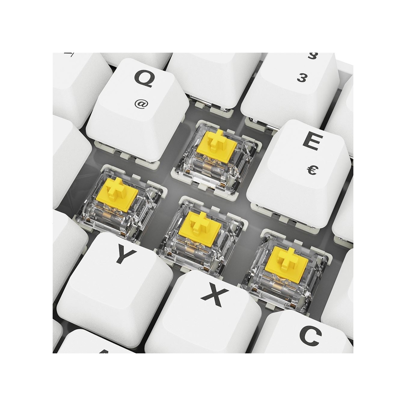 Sharkoon Gaming Keyboard Skiller SGK50S4 Gen2 - SGK50S4 Gen2 - PBT White Gel DE Layout — Buy in Cyprus with Fast Delivery