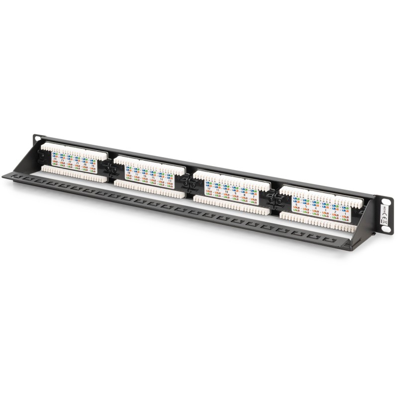 Buy DIGITUS Patch Panel 1U 24-Port Cat6 Unshielded Black in Cyprus, Nicosia, Limassol, Larnaka, Pafos