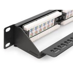 Buy DIGITUS Patch Panel 1U 24-Port Cat6 Unshielded Black in Cyprus, Nicosia, Limassol, Larnaka, Pafos