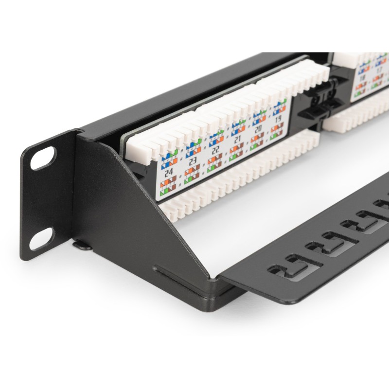 Buy DIGITUS Patch Panel 1U 24-Port Cat6 Unshielded Black in Cyprus, Nicosia, Limassol, Larnaka, Pafos