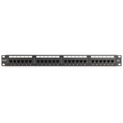 Buy DIGITUS Patch Panel 1U 24-Port Cat6 Unshielded Black in Cyprus, Nicosia, Limassol, Larnaka, Pafos