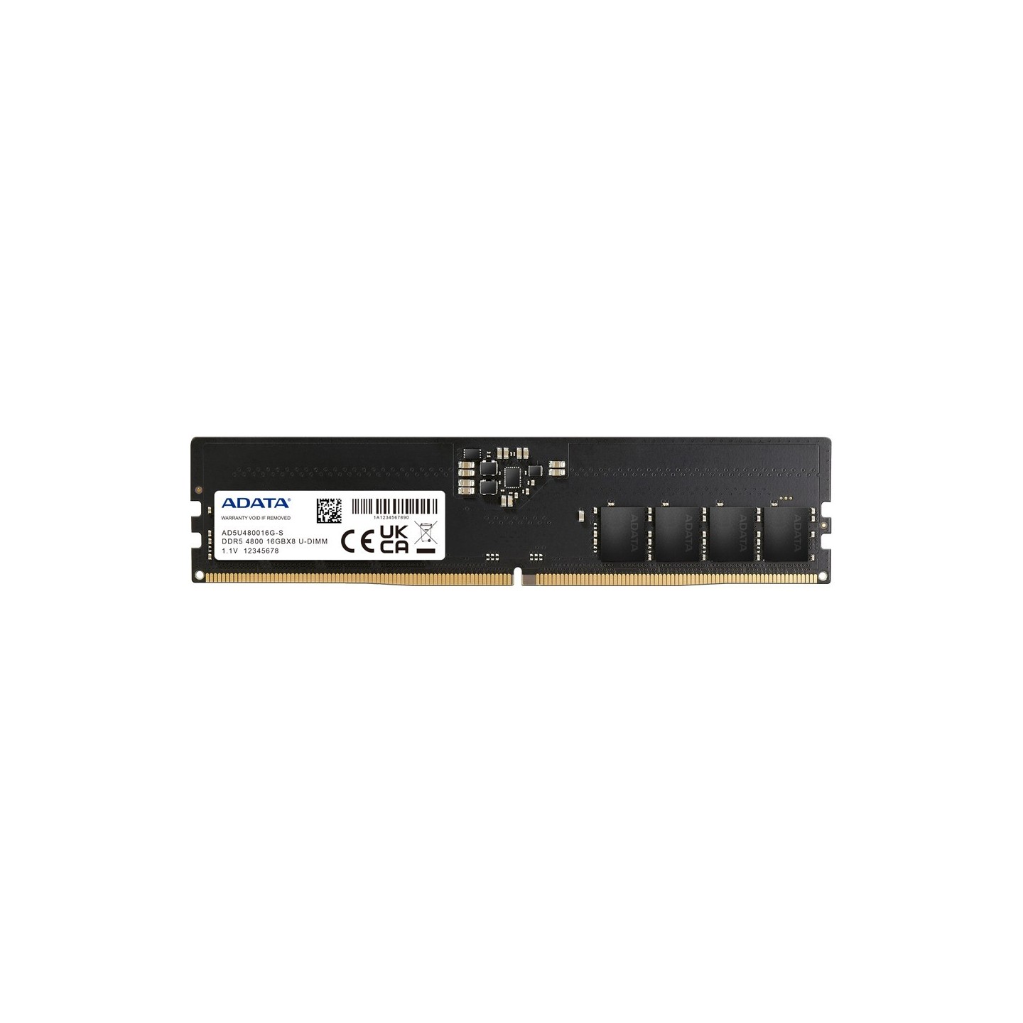 ADATA Value 16GB DDR5-4800 CL38 - Desktop Memory (Retail) — Buy in Cyprus with Fast Delivery