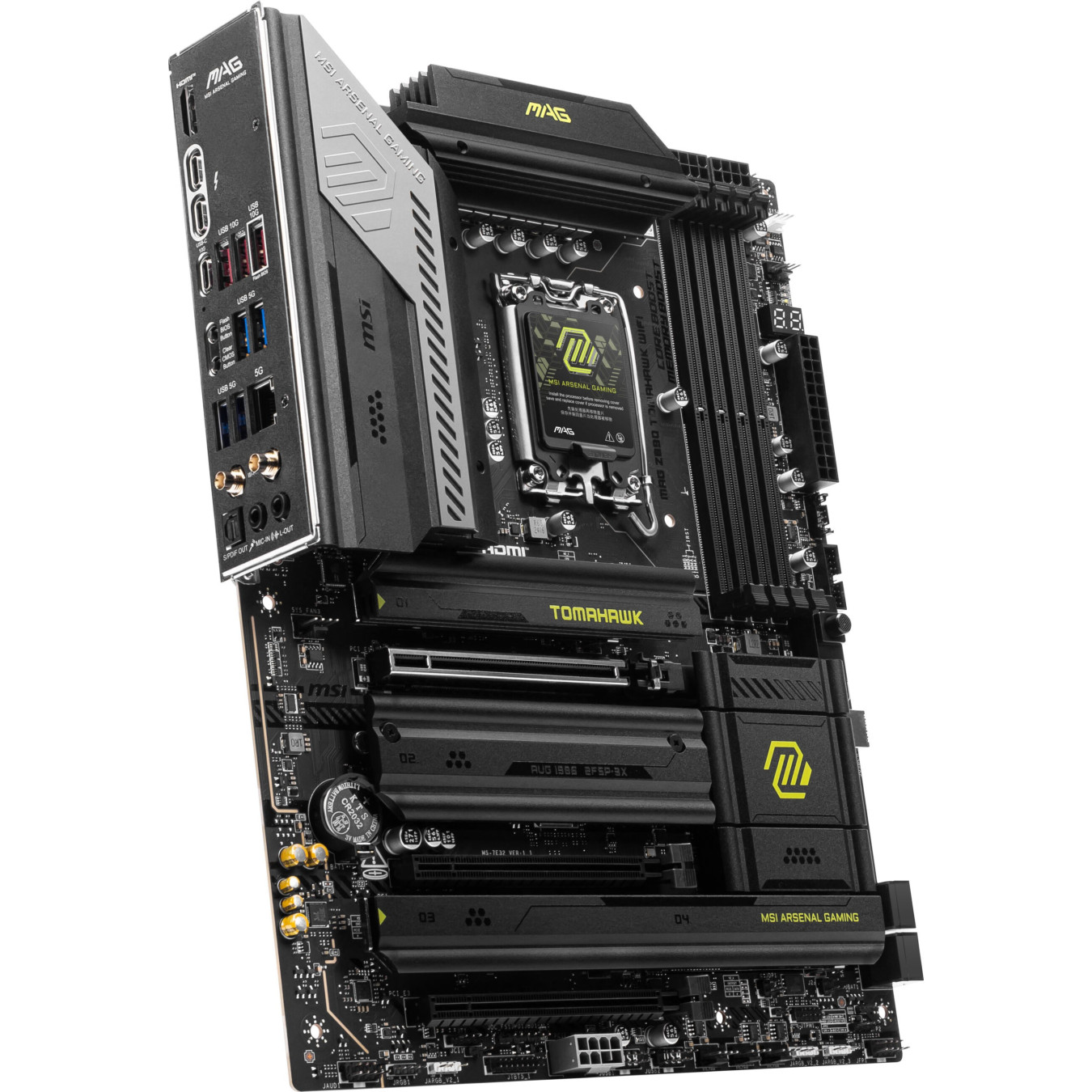 MSI MAG Z890 TOMAHAWK WIFI - LGA1851 - ATX, Wi-Fi 7, Thunderbolt 4, PCIe 5.0, 256GB Max RAM — Buy in Cyprus with Fast Delivery