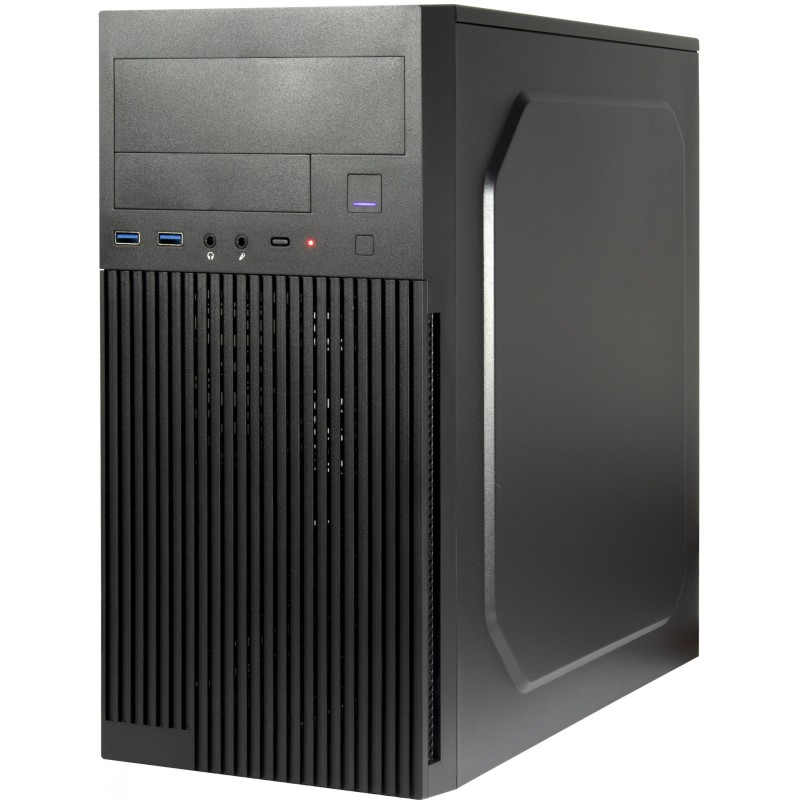 Inter-Tech IT-6521 Straight Micro-ATX/Mini-ITX Micro Tower PC Case - Black (Boxed) — Buy in Cyprus with Fast Delivery