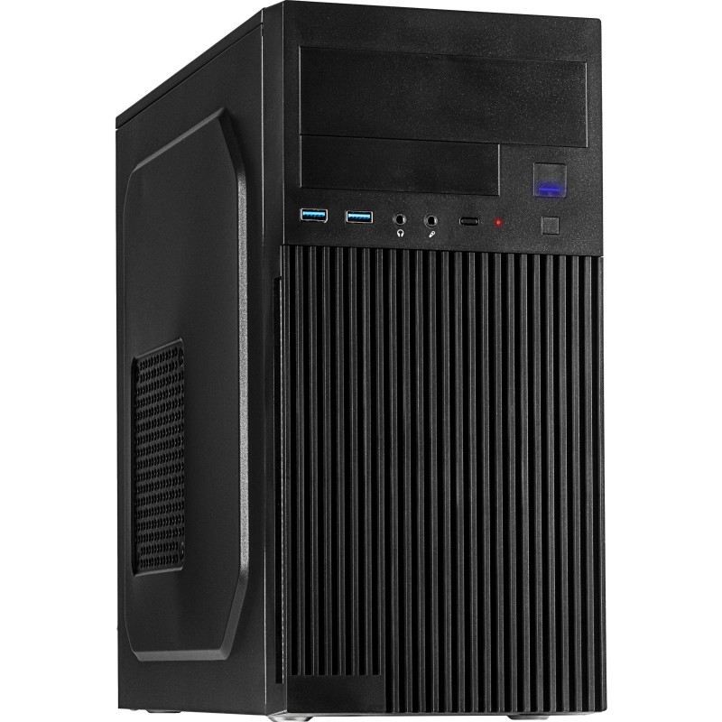 Inter-Tech IT-6521 Straight Micro-ATX/Mini-ITX Micro Tower PC Case - Black (Boxed) — Buy in Cyprus with Fast Delivery