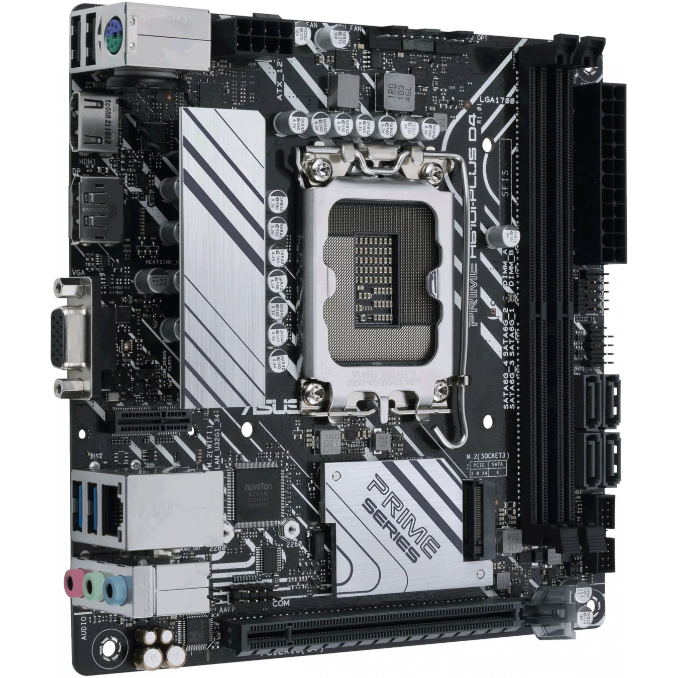 ASUS PRIME H610I-PLUS D4-CSM S1700 DDR4 HDMI-DP-VGA mITX - H610I-PLUS - Mini-ITX DDR4 motherboard