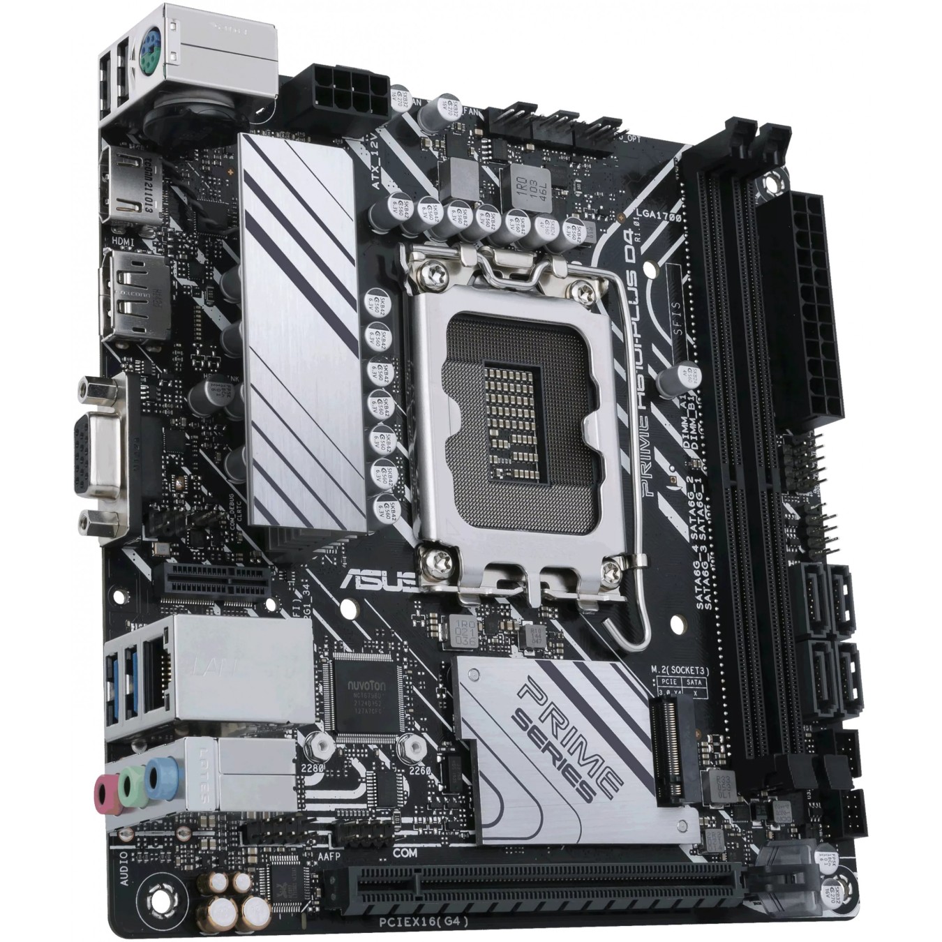 ASUS PRIME H610I-PLUS D4-CSM S1700 DDR4 HDMI-DP-VGA mITX - H610I-PLUS - Mini-ITX DDR4 motherboard