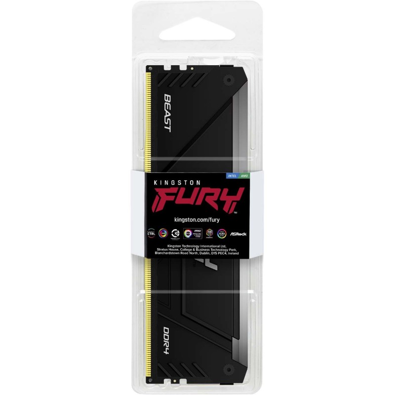 Buy Kingston FURY Beast DDR4 8GB 3200MT/s CL16 DIMM RGB in Cyprus, Nicosia, Limassol, Larnaka, Pafos
