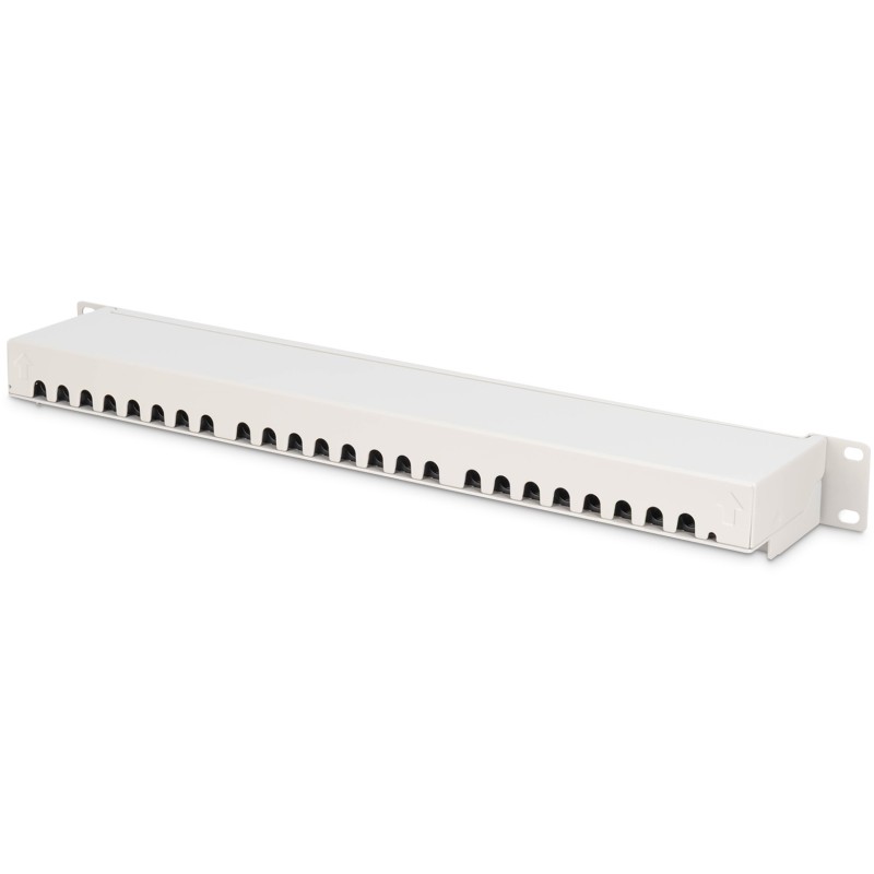 Buy DIGITUS Patchpanel 1U 24-Port Cat6a Shielded Light Grey in Cyprus, Nicosia, Limassol, Larnaka, Pafos