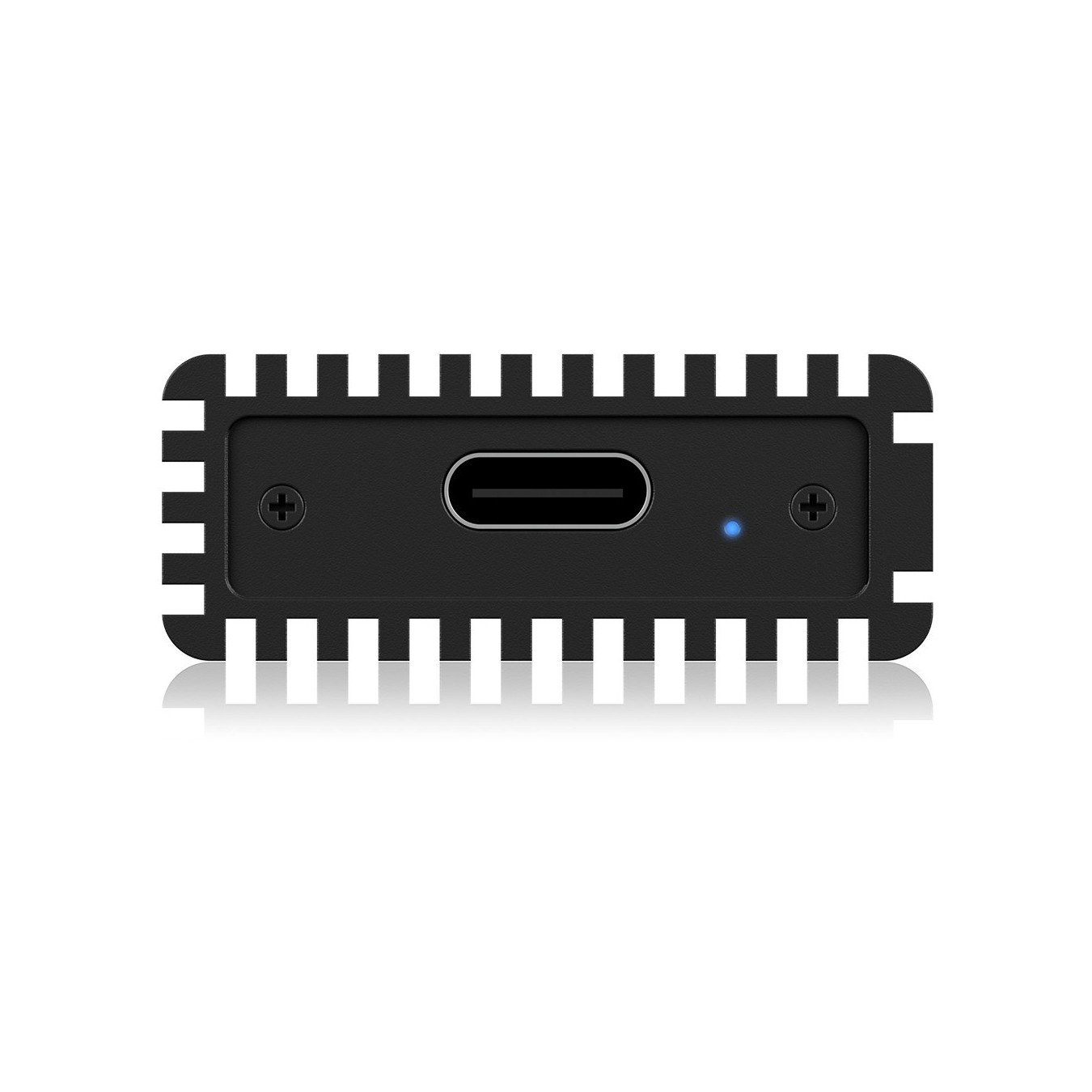 ICY BOX External USB-C 3.1 NVMe M.2 Enclosure - IB-1816M-C31 - Aluminium, Black — Buy in Cyprus with Fast Delivery