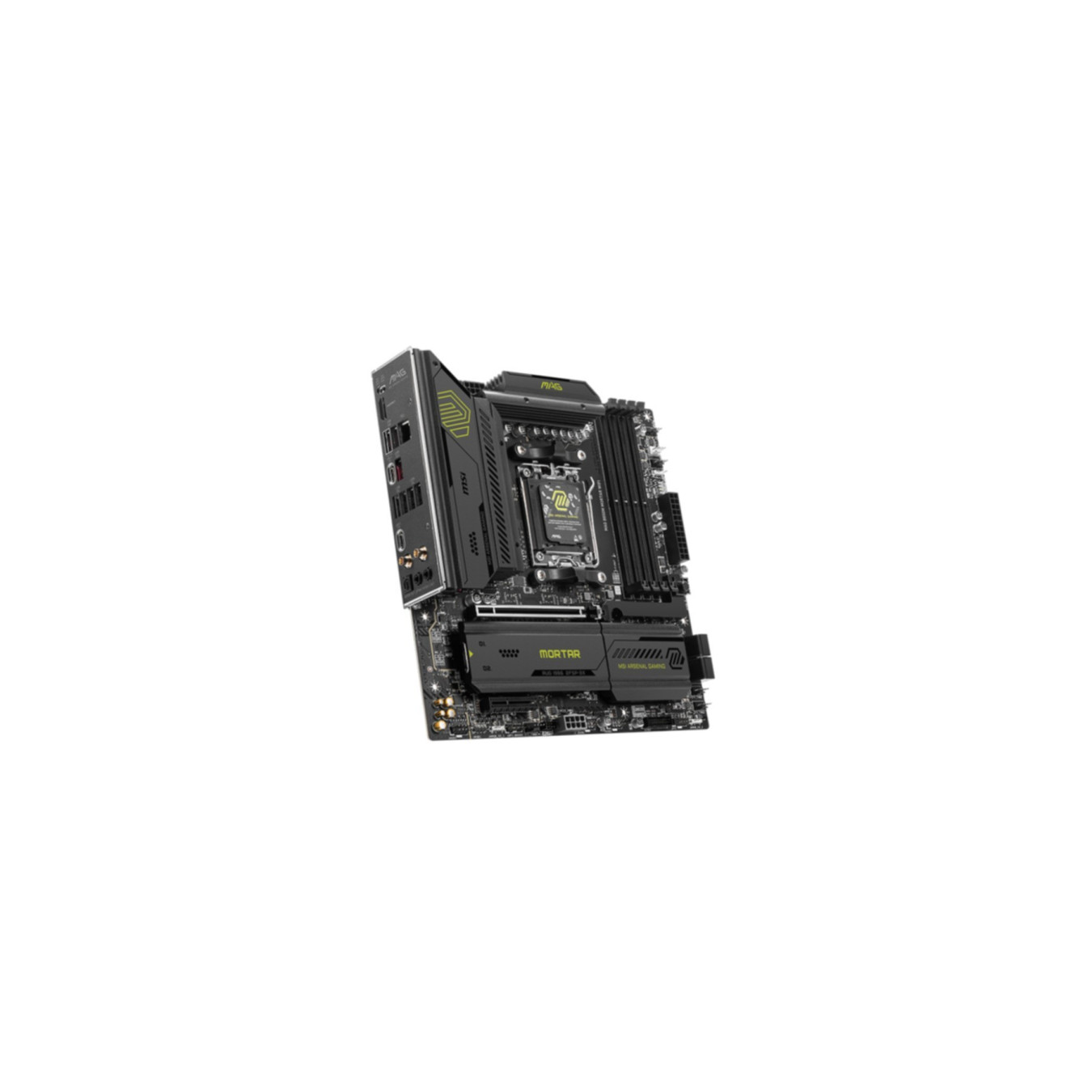 MSI MAG B850M MORTAR WIFI - AM5 Micro-ATX Motherboard - DDR5, 4x DIMM (256GB), PCIe 4.0, RGB, Wi‑Fi, Black