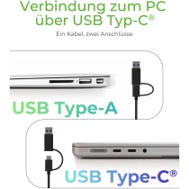 ICY BOX IB-180MS-C31 USB-C USB-A 3.2 DockingStation für M.2 NVMe SSD und 3.5' 2.5' SATA HDD