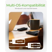 ICY BOX IB-180MS-C31 USB-C USB-A 3.2 DockingStation für M.2 NVMe SSD und 3.5' 2.5' SATA HDD