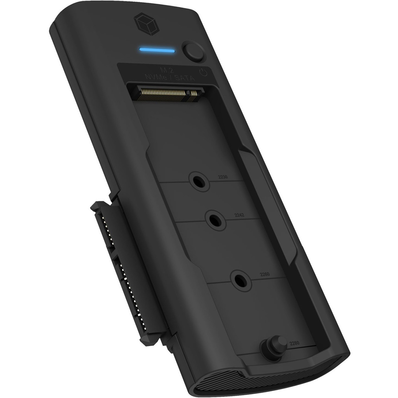 ICY BOX IB-180MS-C31 USB-C USB-A 3.2 DockingStation für M.2 NVMe SSD und 3.5' 2.5' SATA HDD
