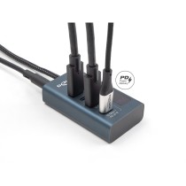 DELOCK USB 10 Gbps Hub with 4 USB-C Ports - 3 Data & 1 PD 20W with Power Display — Buy in Cyprus with Fast Delivery