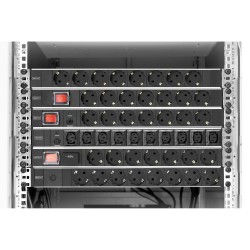 Buy DIGITUS 7-Outlet Power Strip with 2m Lead - Type F Schuko - Silver Aluminium... in Cyprus, Nicosia, Limassol, Larnaka, Pafos