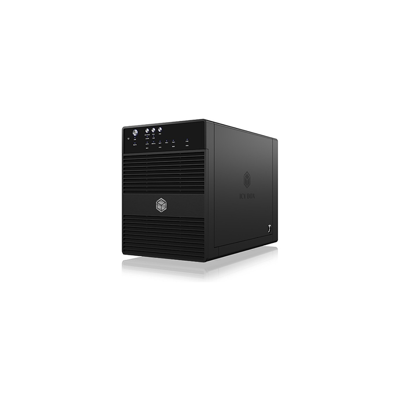 ICY BOX IB-3640SU3 JBOD Enclosure - Black, 4x 3.5\" SATA HDD, USB 3.2 Gen1, eSATA — Buy in Cyprus with Fast Delivery