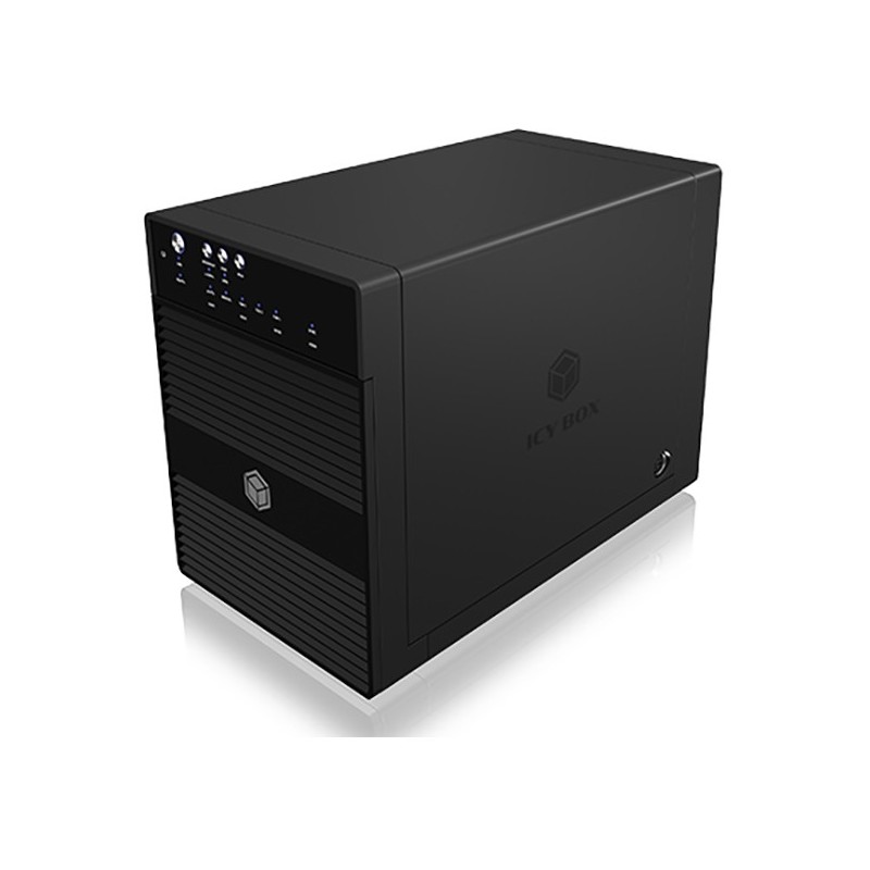 Buy ICY BOX IB-3640SU3 JBOD Enclosure - Black, 4x 3.5\" SATA HDD, USB 3.2 Gen1, ... in Cyprus, Nicosia, Limassol, Larnaka, Pafos