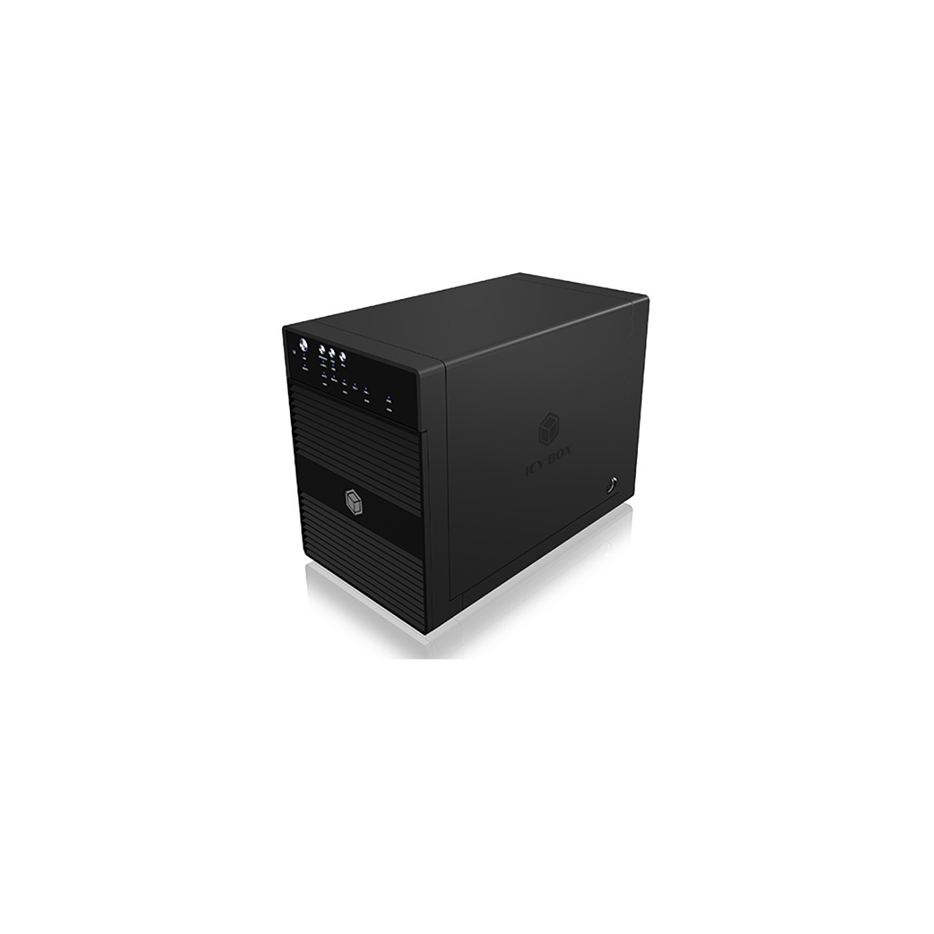 ICY BOX IB-3640SU3 JBOD Enclosure - Black, 4x 3.5\" SATA HDD, USB 3.2 Gen1, eSATA — Buy in Cyprus with Fast Delivery