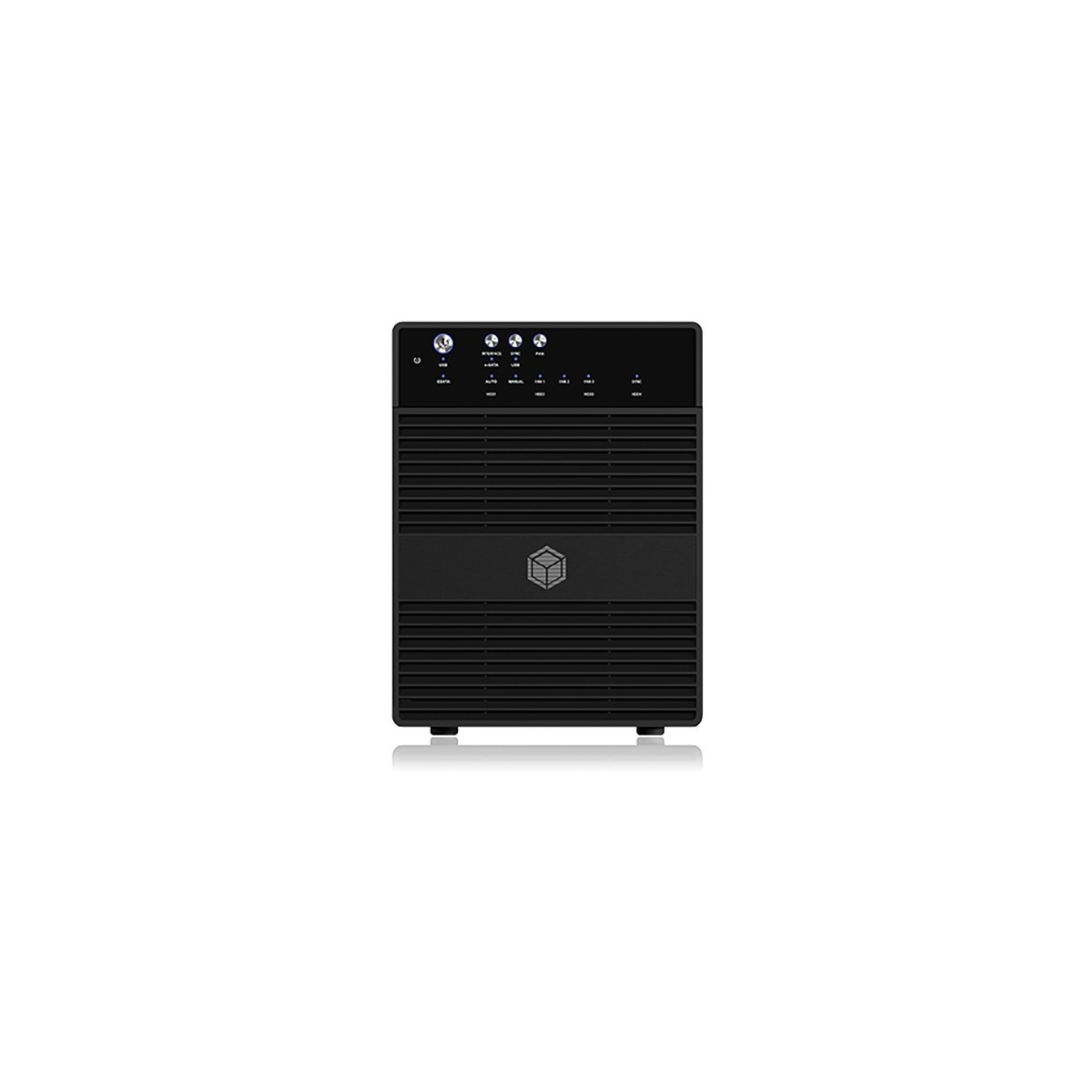 ICY BOX IB-3640SU3 JBOD Enclosure - Black, 4x 3.5\" SATA HDD, USB 3.2 Gen1, eSATA — Buy in Cyprus with Fast Delivery