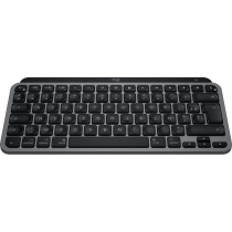 MX Keys Mini for Mac Wireless Keyboard - MX Keys Mini - AZERTY, Scissor switch, LED Backlight White, Black/Grey, Bluetooth