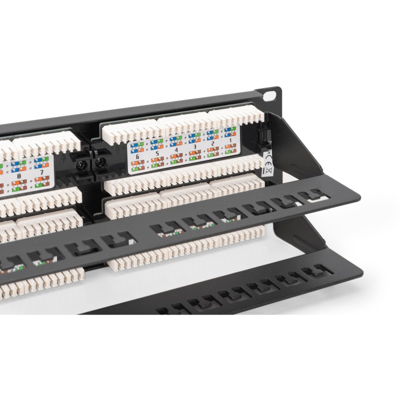 Buy DIGITUS Patch Panel 2U 48-Port Cat6 Unshielded Black in Cyprus, Nicosia, Limassol, Larnaka, Pafos