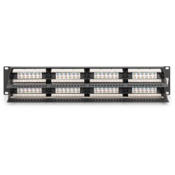Buy DIGITUS Patch Panel 2U 48-Port Cat6 Unshielded Black in Cyprus, Nicosia, Limassol, Larnaka, Pafos