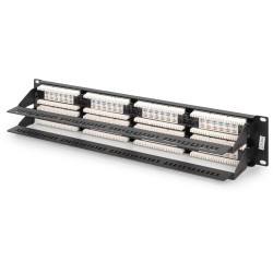 Buy DIGITUS Patch Panel 2U 48-Port Cat6 Unshielded Black in Cyprus, Nicosia, Limassol, Larnaka, Pafos
