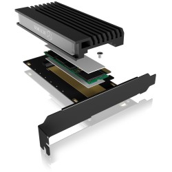 ICY BOX IB-PCI207-1NVMe PCIe x4 to M.2 NVMe 2280/2260/2242 w/ Heatsink (Boxed) — Buy in Cyprus with Fast Delivery