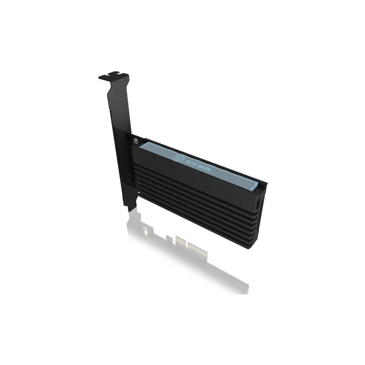 ICY BOX IB-PCI207-1NVMe PCIe x4 to M.2 NVMe 2280/2260/2242 w/ Heatsink (Boxed) — Buy in Cyprus with Fast Delivery