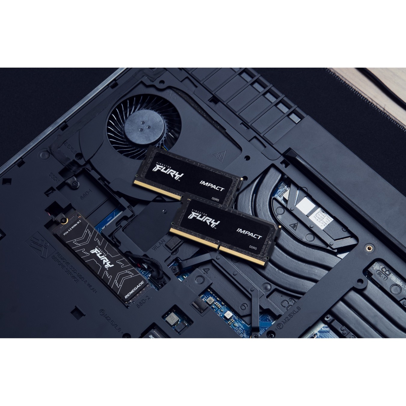 SO KINGSTON 16GB 4800MT S DDR5 CL38 SODIMM Kit of 2 FURY Impact - 2x8GB, 1.1V, 262-pin — Buy in Cyprus with Fast Delivery