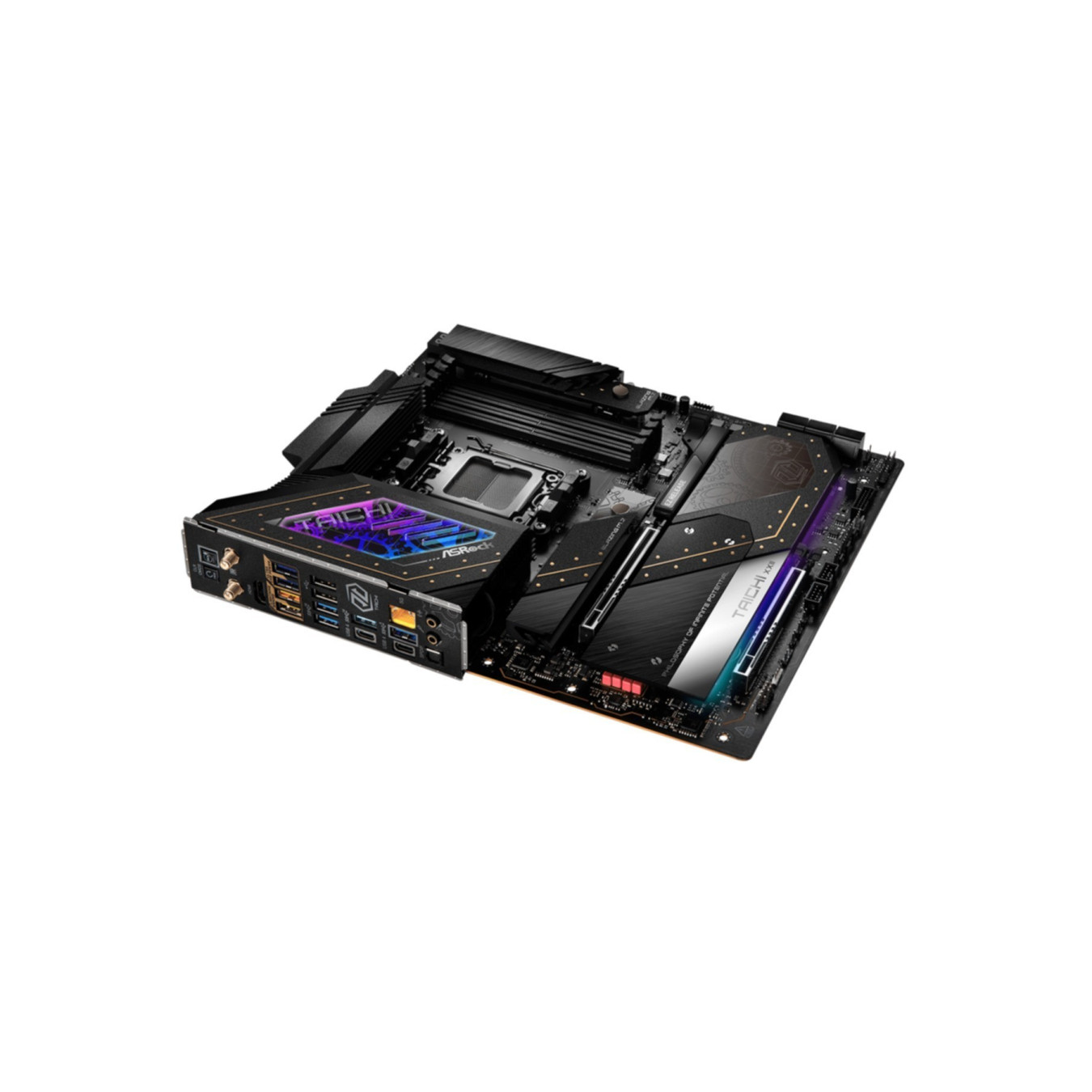 ASRock Taichi X870E - AM5 E-ATX Motherboard, DDR5 4x DIMM 256GB, PCIe 5.0, Wi‑Fi 7, USB4 x2
