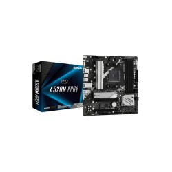Buy ASRock A520M Pro4 - AM4 Micro-ATX Motherboard - A520 Chipset, DDR4 up to 64G... in Cyprus, Nicosia, Limassol, Larnaka, Pafos