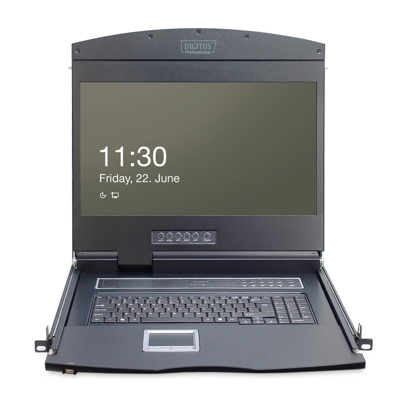 DIGITUS Modulare Konsole 19'TFT.8-Port KVM&Touchpad.US-Ameri — Buy in Cyprus with Fast Delivery