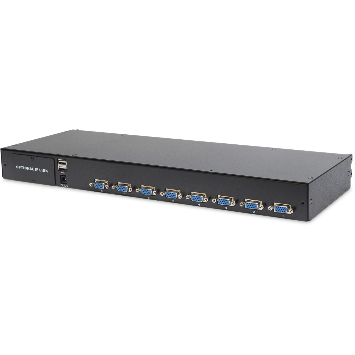 DIGITUS Modulare Konsole 19'TFT.8-Port KVM&Touchpad.US-Ameri — Buy in Cyprus with Fast Delivery