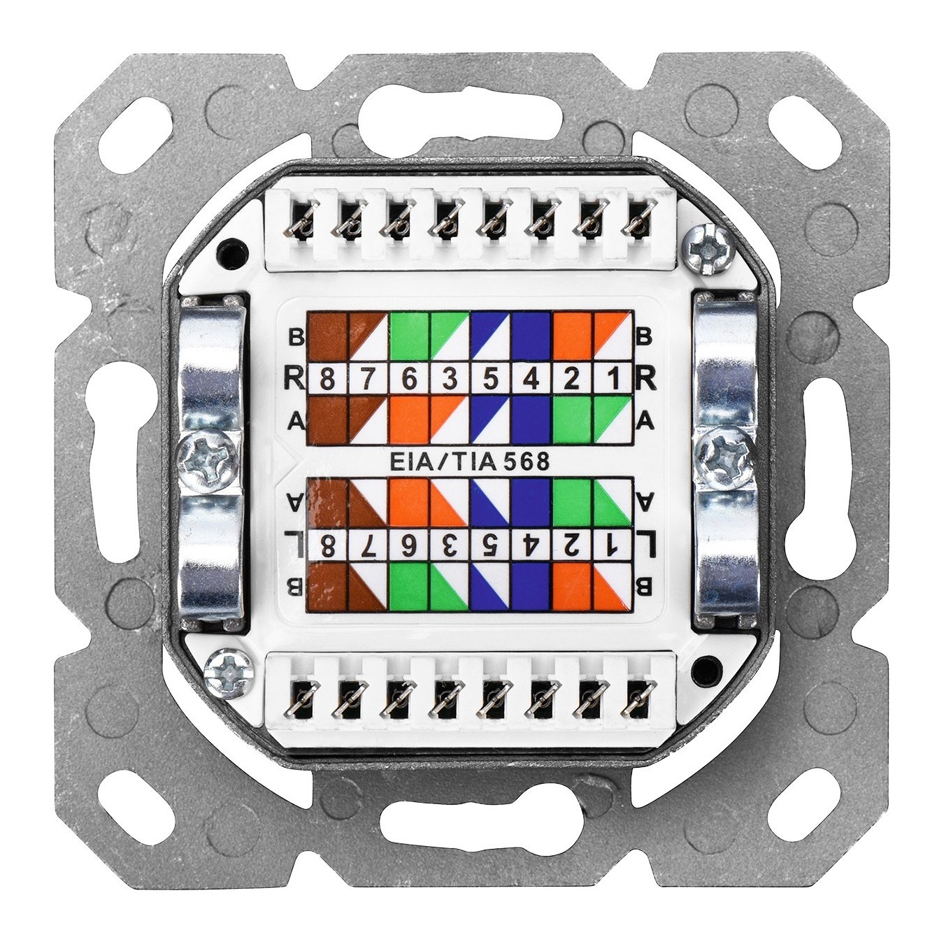 DIGITUS RJ45Dose Cat6 2xRJ45 Shielded Surface-Mount White — Buy in Cyprus with Fast Delivery