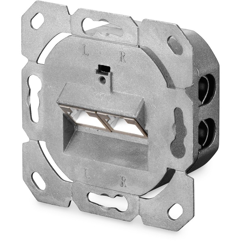 Buy DIGITUS RJ45Dose Cat6 2xRJ45 Shielded Surface-Mount White in Cyprus, Nicosia, Limassol, Larnaka, Pafos