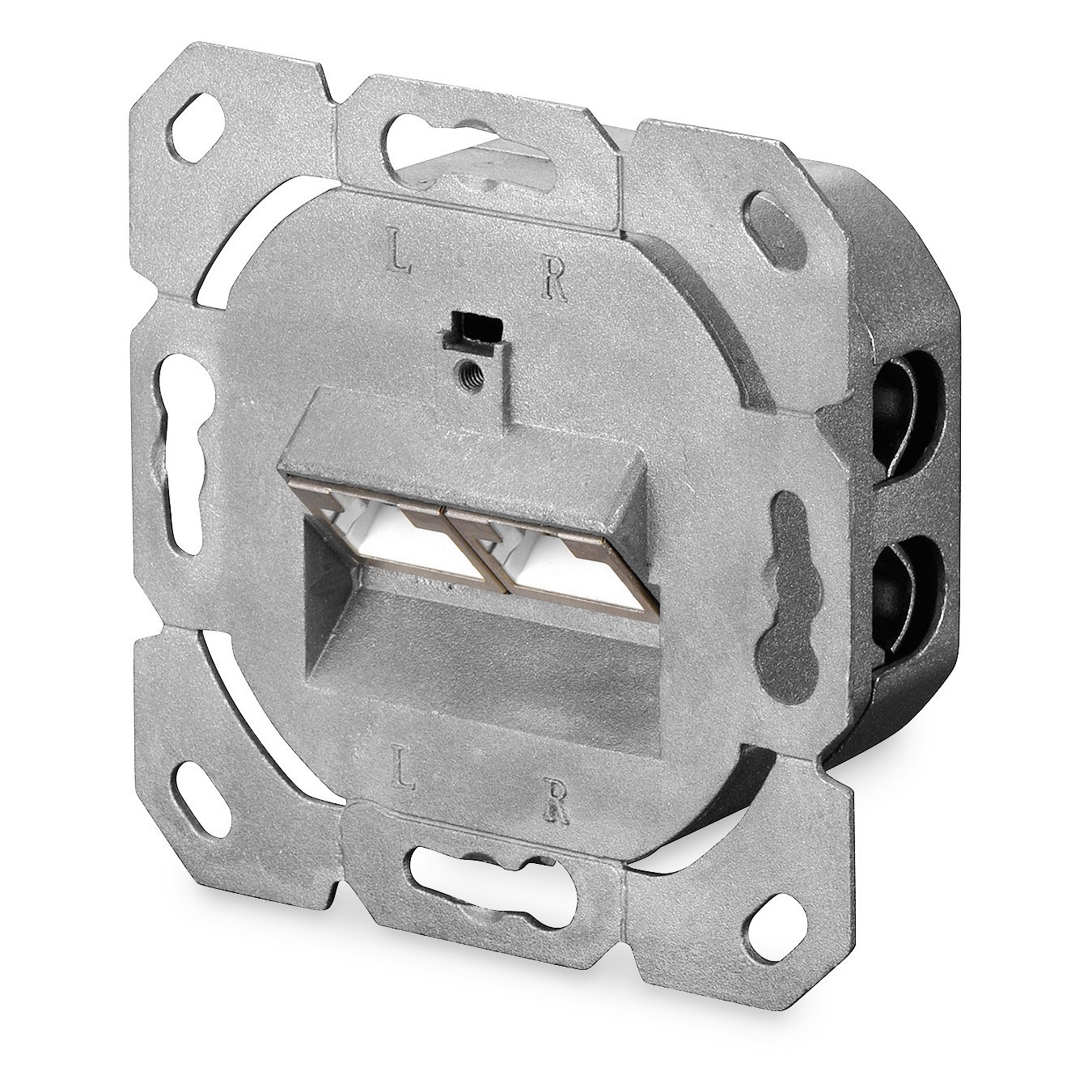 DIGITUS RJ45Dose Cat6 2xRJ45 Shielded Surface-Mount White — Buy in Cyprus with Fast Delivery