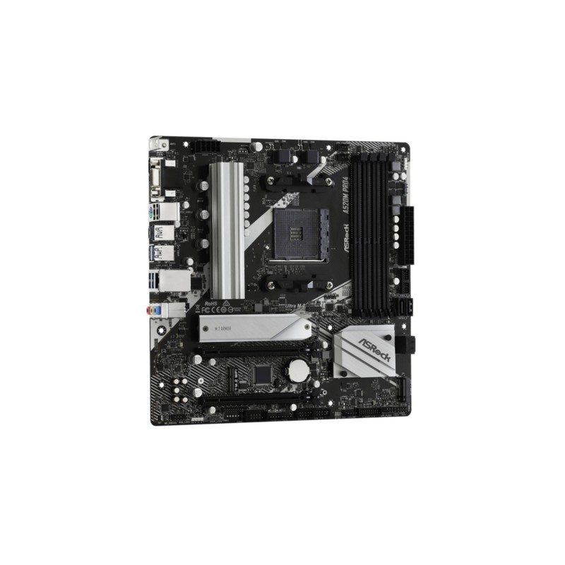 Buy ASRock A520M Pro4 - AM4 Micro-ATX Motherboard - A520 Chipset, DDR4 up to 64G... in Cyprus, Nicosia, Limassol, Larnaka, Pafos