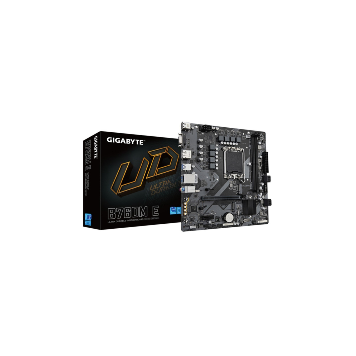 GIGABYTE GA-B760M E - LGA1700 Micro-ATX Motherboard, Intel B760, DDR5, 2x DIMM, 128GB Max — Buy in Cyprus with Fast Delivery