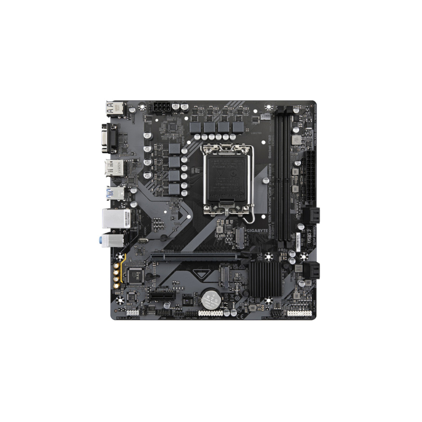 GIGABYTE GA-B760M E - LGA1700 Micro-ATX Motherboard, Intel B760, DDR5, 2x DIMM, 128GB Max — Buy in Cyprus with Fast Delivery