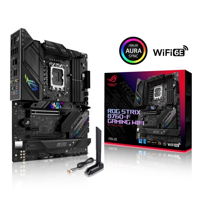 Buy ASUS ROG STRIX B760-F Gaming WIFI - LGA1700 - DDR5, 128GB, ATX, PCIe 5.0, Wi... in Cyprus, Nicosia, Limassol, Larnaka, Pafos