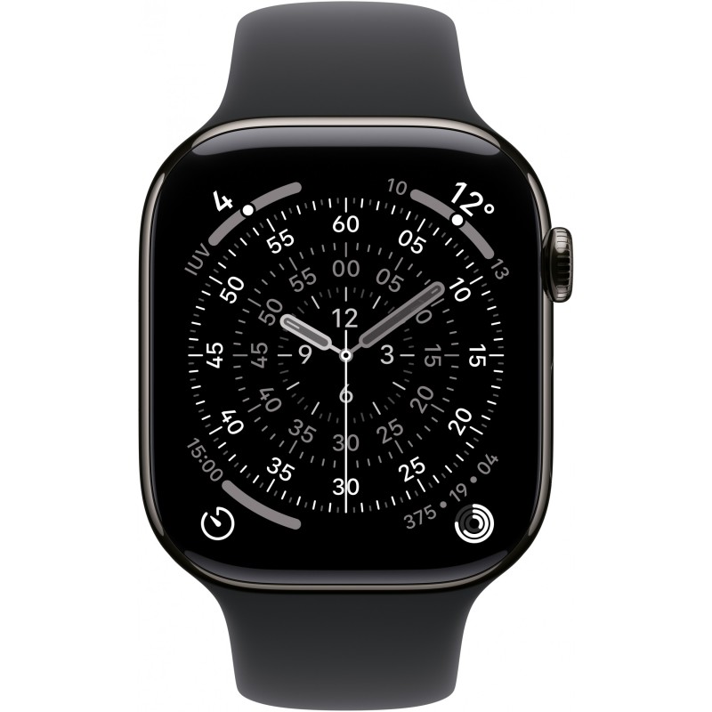 Buy Apple Watch S11 Titanium Slate Cellular 46mm (Sport Band Black) M L - S11 - ... in Cyprus, Nicosia, Limassol, Larnaka, Pafos