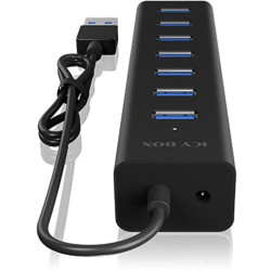 Buy ICY BOX IB-HUB1700-U3 USB 3.0 HUB 7-Port 7xUSB 3.0 - IB-HUB1700-U3 - Black, ... in Cyprus, Nicosia, Limassol, Larnaka, Pafos