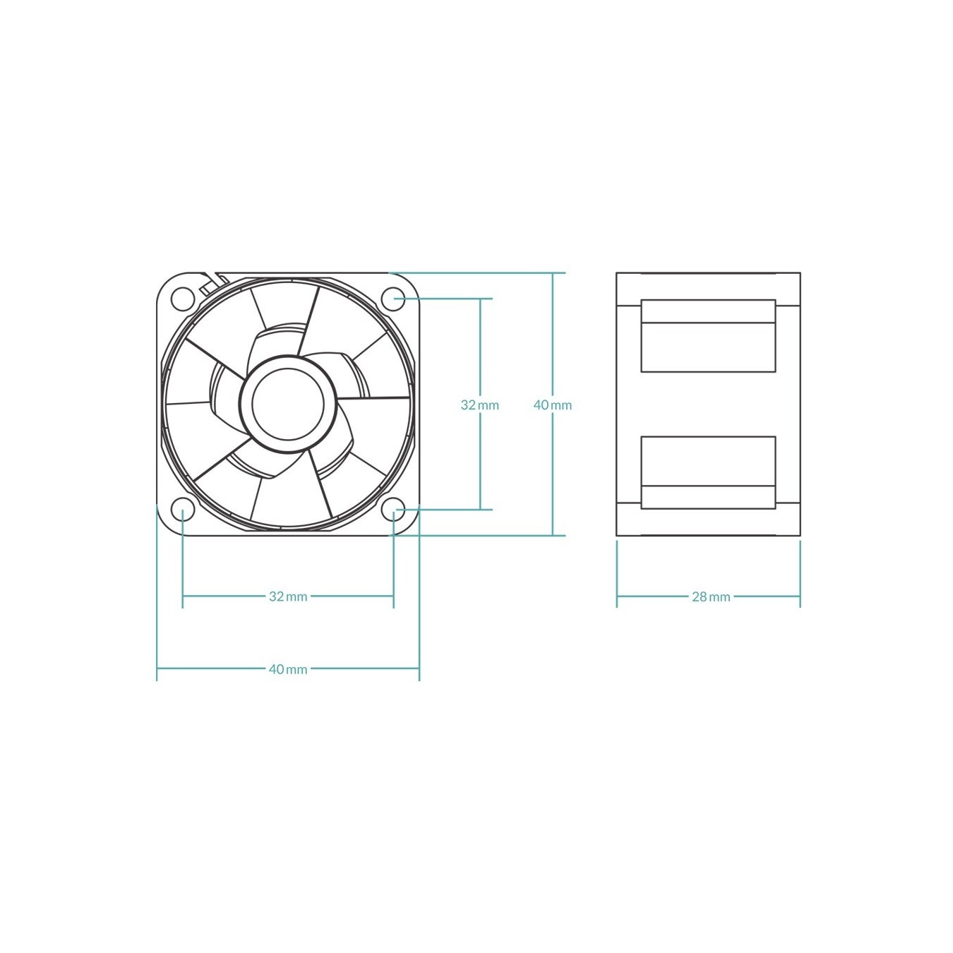 Arctic 40mm Server Fan - S4028-15K - Black — Buy in Cyprus with Fast Delivery