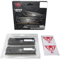 Patriot DIMM 3200 (2x8GB) Dual-Kit - PVS416G320C6K - Viper Steel, DDR4-3200, 16 GB, Intel XMP