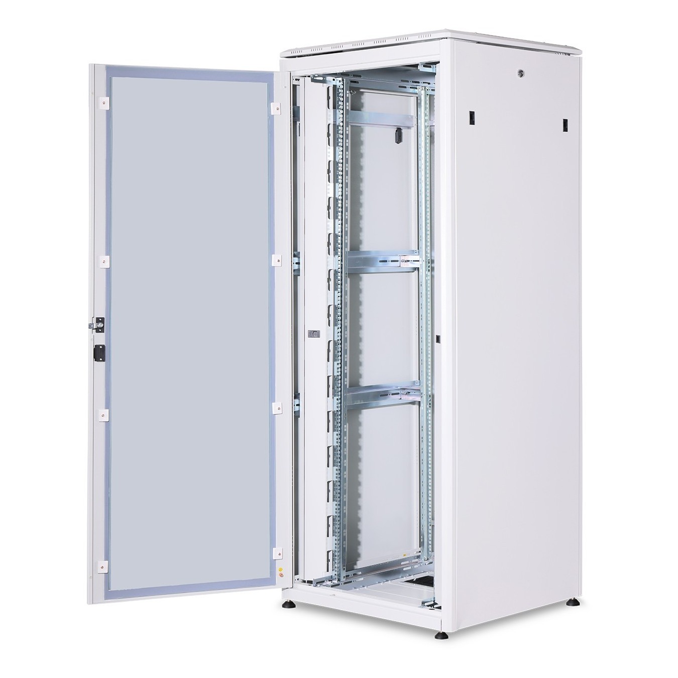 DIGITUS Netzwerkschrank Unique 42HE 2053x800x800mm grau (Speditionsversand) - Unique 42HE - Grey
