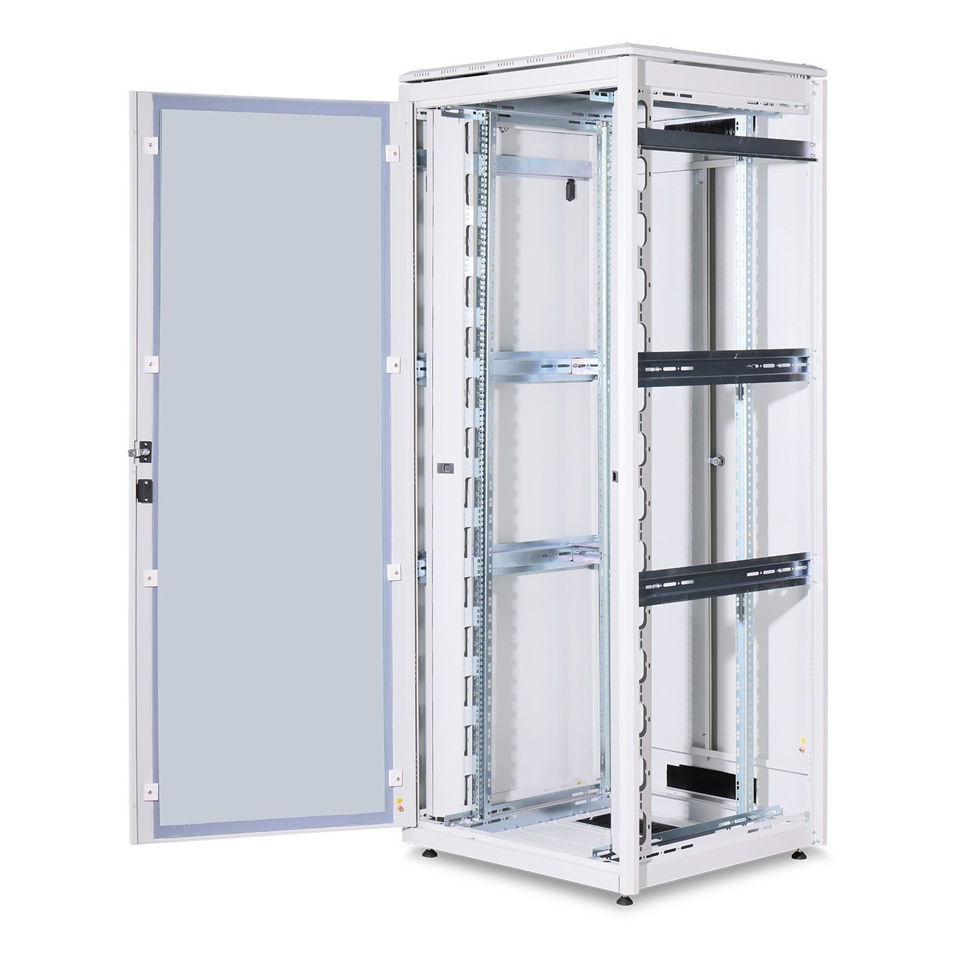 DIGITUS Netzwerkschrank Unique 42HE 2053x800x800mm grau (Speditionsversand) - Unique 42HE - Grey